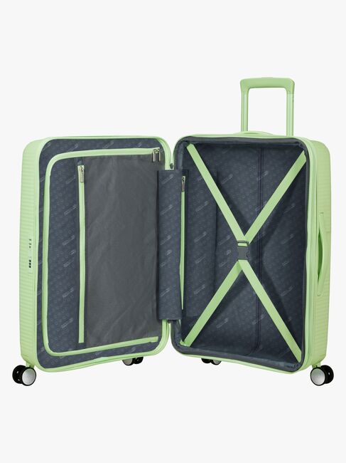 American Tourister Soundbox Spinner Matkalaukku 71,5-81L, Kiwi Green