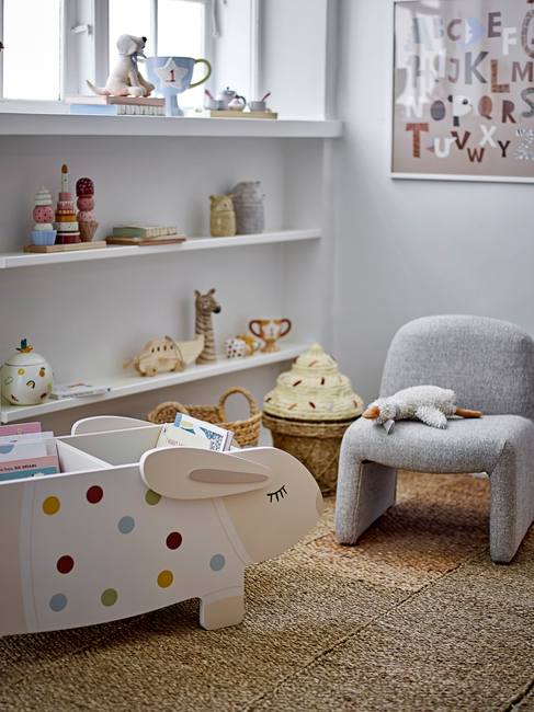 Bloomingville Villja Kirjahylly, Valkoinen