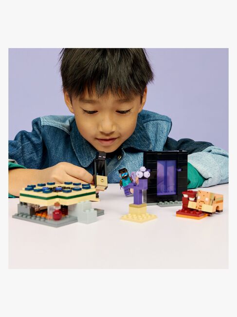 LEGO Minecraft 21584 Matka Hornaportaaliin ja Ääriportaaliin