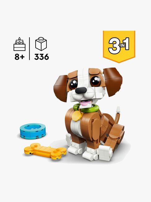 LEGO Creator 31382 Söpöt eläimet: Leikkisä koiranpentu