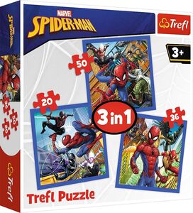 Trefl Spider-Man Palapelit 3-in-1