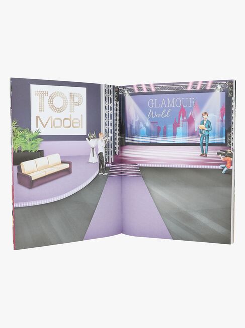 TOPModel Stickerworld Tarrakirja Glamour