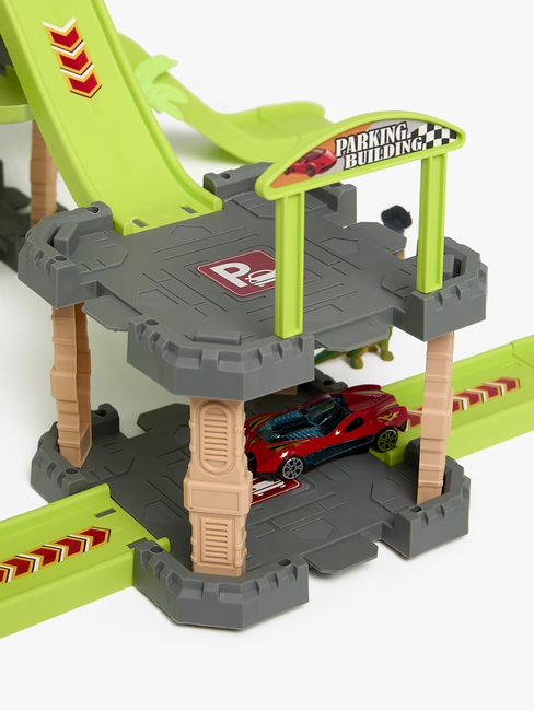 Alex's Garage Dinosaur Autorata & Parkkitalo XL