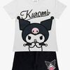 Hello Kitty Kuromi T-paita + Shortsit Setti, Valkoinen