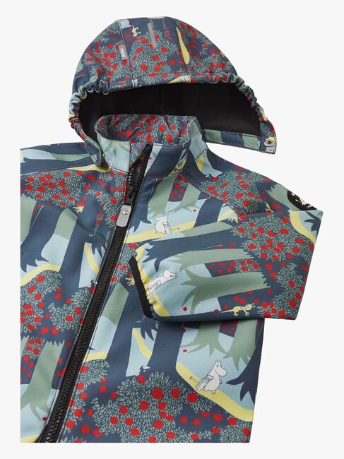 Reima Moomin Mjosa Softshell-haalari, Soft Black
