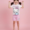 Hello Kitty T-paita + Shortsit Setti, Vaaleanpunainen