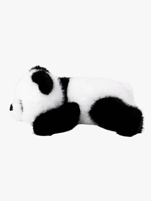 Teddykompaniet Pehmolelu Makaava Panda 28 cm, Musta/Valkoinen
