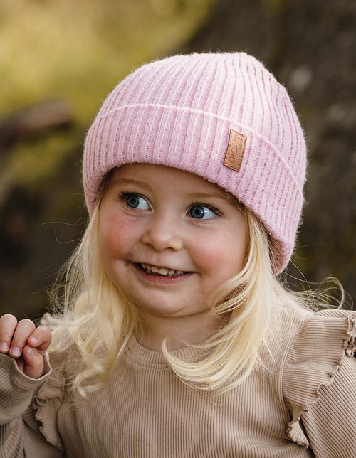 OICAN Wear  Neulottu Pipo + Päänsuoja, Pink