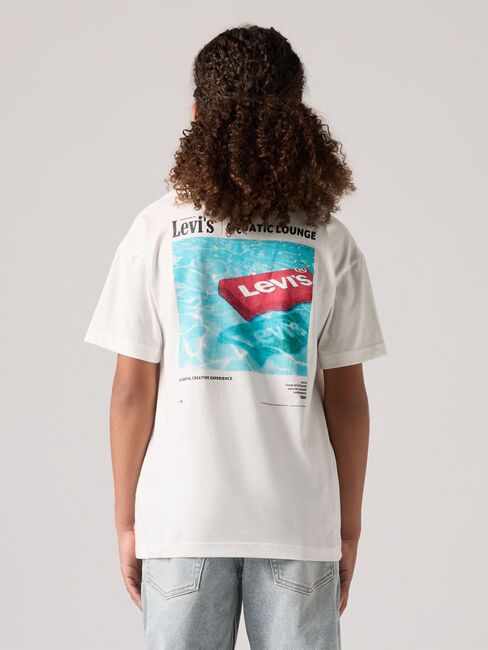 Levi's LVB Aquatic Lounge T-paita, Egret