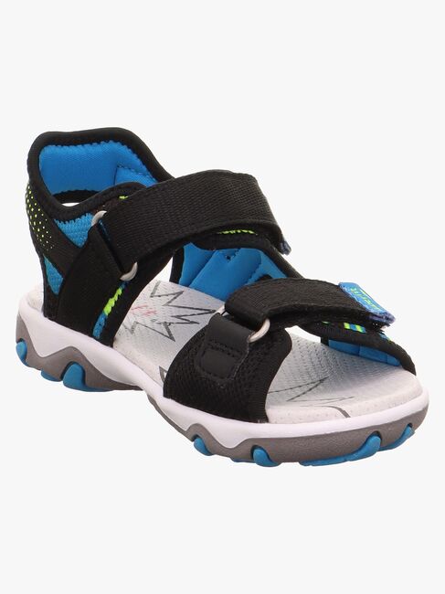 Superfit Mike 3.0 Sandaalit, Musta/Keltainen