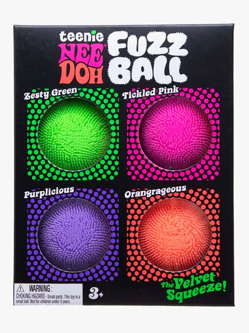 NeeDoh Teenie Fuzz Stressipallot 4-pack
