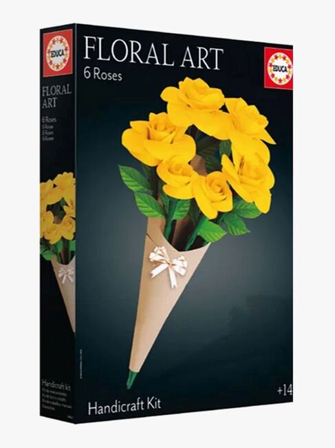 Educa Askartelusetti Ruusut, Keltainen