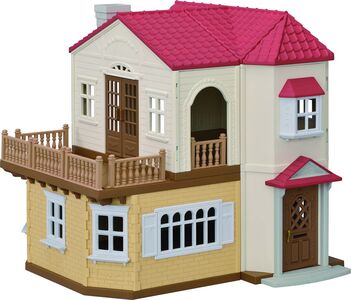 Sylvanian Families Red Roof Country Home Nukkekoti