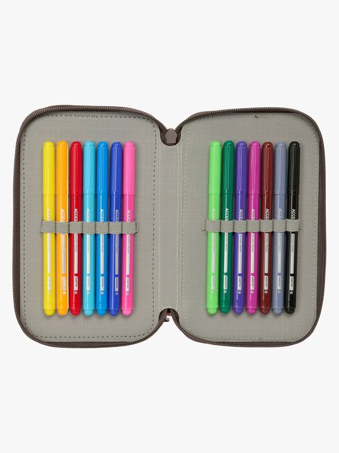 Jurassic World  Täytetty Kolmilokeroinen Penaali 37 Osaa, Ruskea