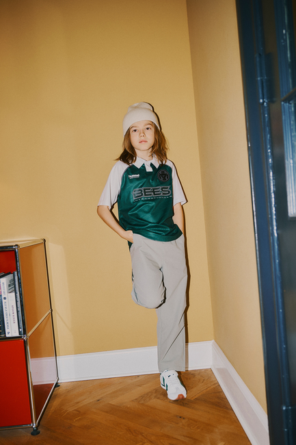 Hummel JR Loose Tiger Soccer T-paita, June Bug