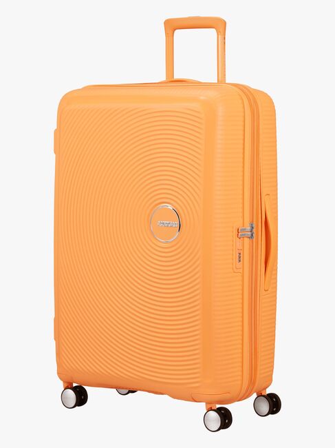 American Tourister Soundbox Spinner Matkalaukku 97-110L, Papaya Pop