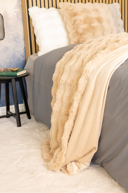 KMCarpets Bubble Viltti 130x170, Toffeenruskea