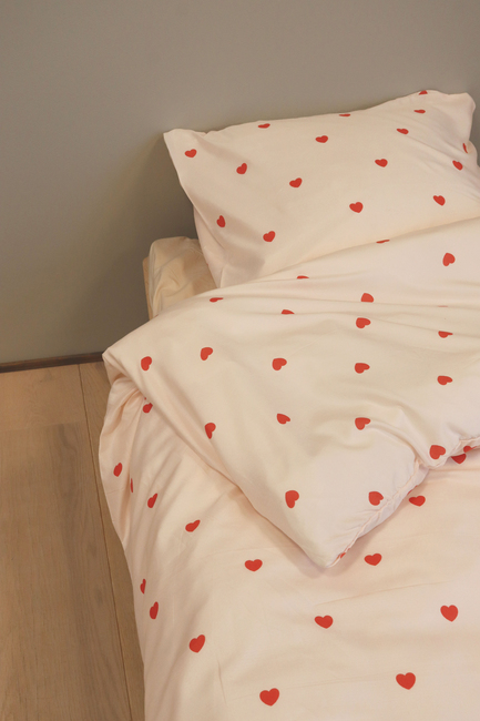 BrandMac Pussilakanasetti 140x200, Hearts