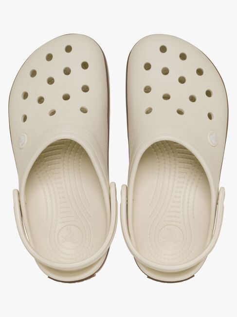 Crocs Crocband Gum Pistokkaat, Summit White
