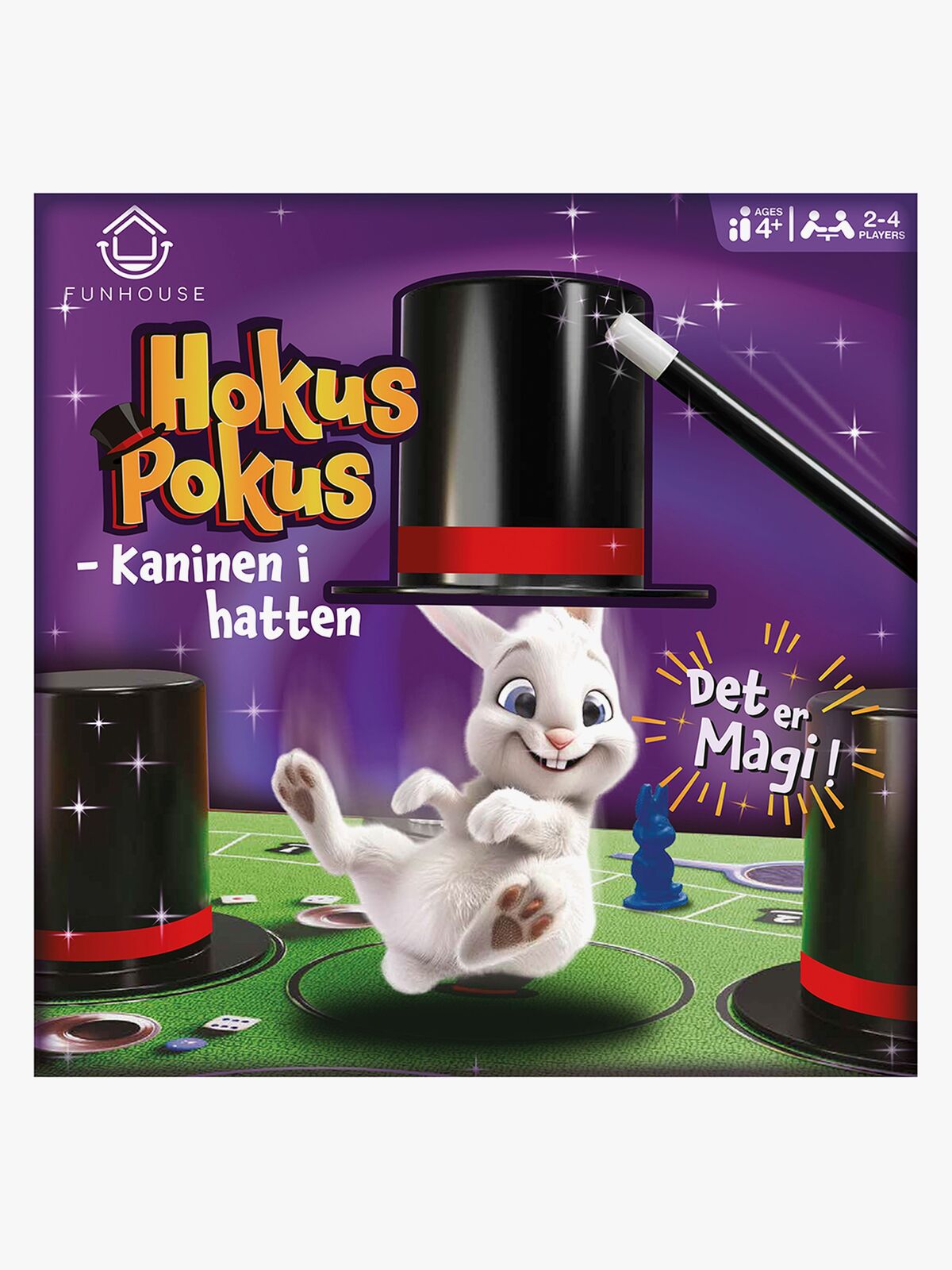 Funhouse Games Hokkus Pokkus Peli Jänis Hatussa