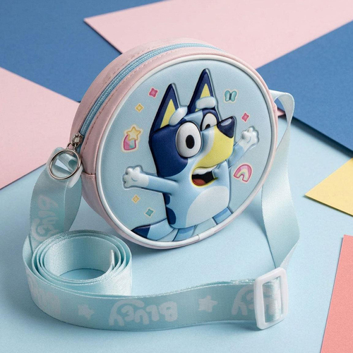 Bluey 3D Olkalaukku, Sininen