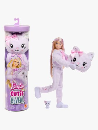 Barbie Cutie Reveal Sweet Bows Nukke Kissanpentu, Violetti