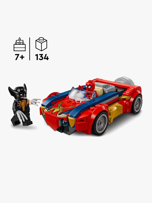 LEGO Super Heroes 76336 Spider-Manin auto vastaan Venomiksi muuttunut Wolverine