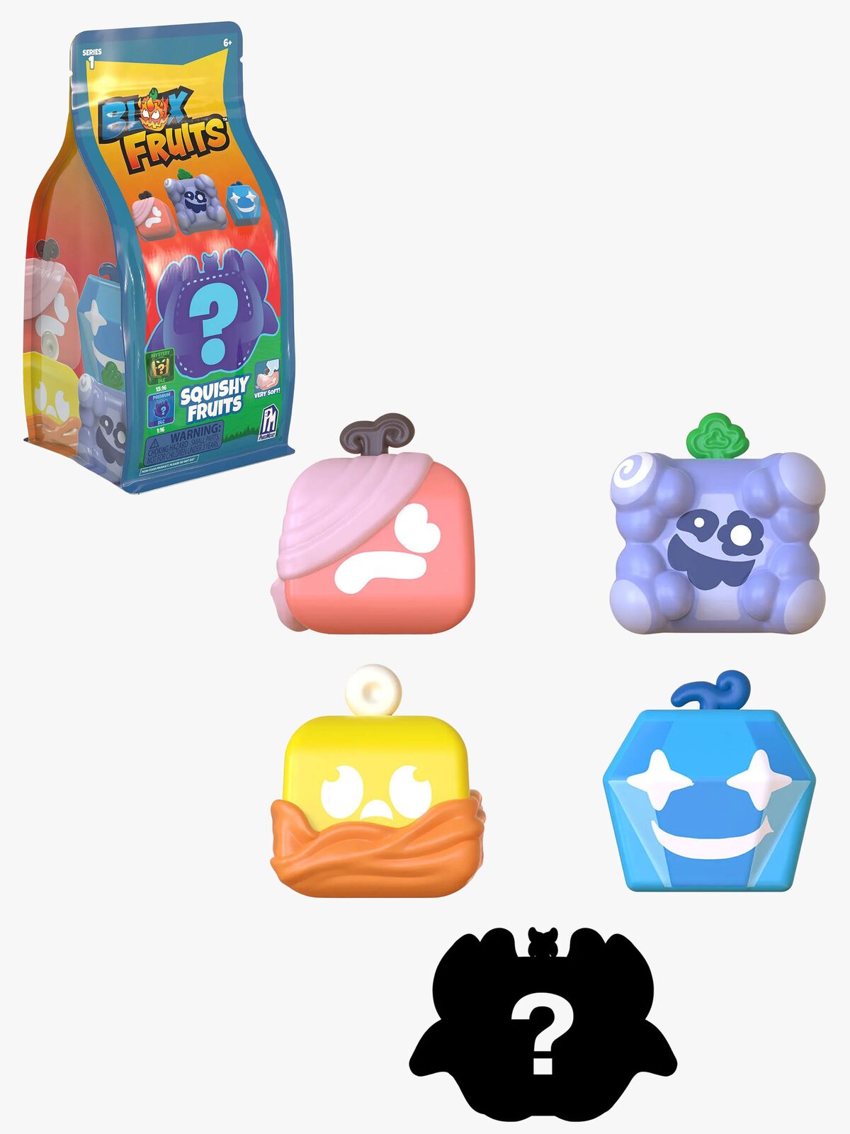 Roblox Blox Fruits Squishy-figuuri Series 1 Lajiteltu