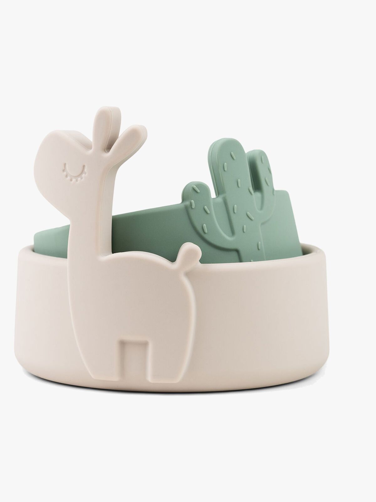 Done By Deer Kulhosetti Lalee 2-pack, Hiekka/Vihreä