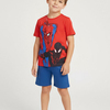 Marvel Spider-Man T-paita + Shortsit Setti, Punainen