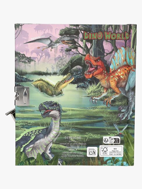 Dino World Päiväkirja + Riippulukko