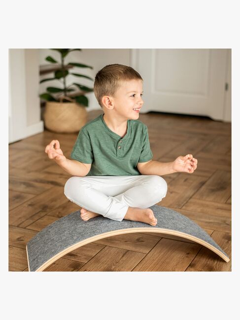 Meowbaby Tasapainolauta, Grey/Natural