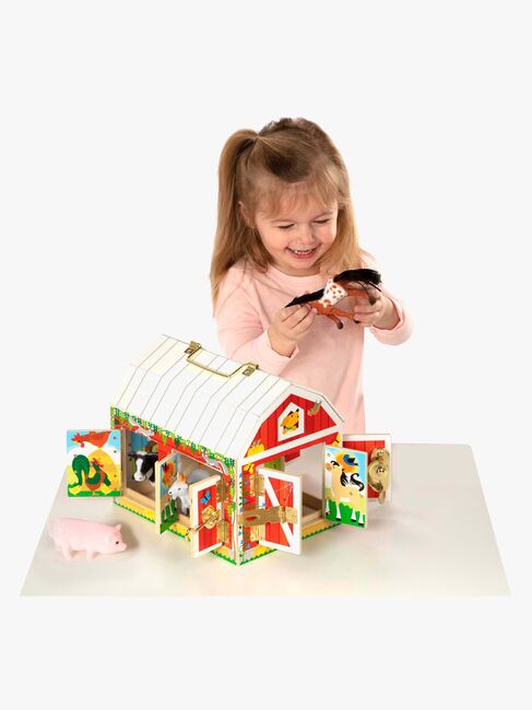 Melissa & Doug Eläinten Talli + Ovet & Eläimet