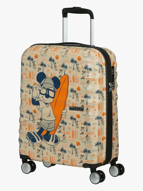 American Tourister Wavebreaker Disney Spinner Matkalaukku 35L, Mickey Super Surfer