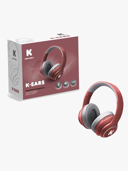 Kidywolf K-EARS Mikrofonikuulokkeet Bluetooth, Punaiset