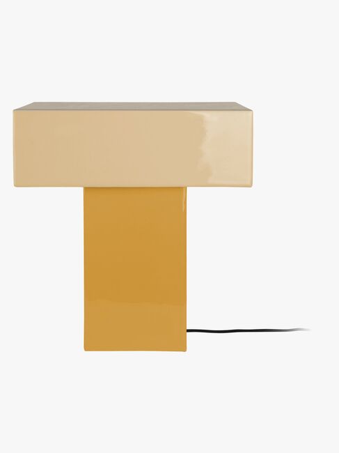 PresentTime Grato Recto Pöytävalaisin, Honey Yellow/Soft Yellow