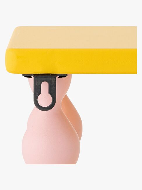 Bloomingville Bibiola Seinähylly, Keltainen