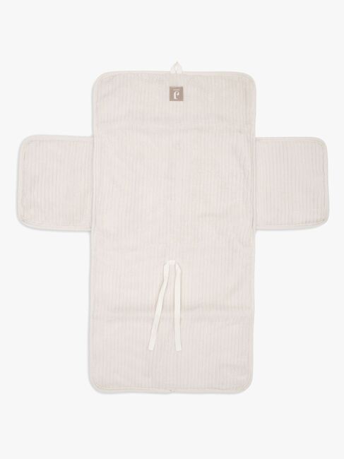 Jollein Cloudy Rib Hoitoalusta + Säilytystaskut, Oatmeal