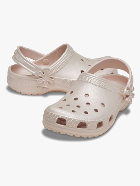 Crocs Classic Pearl Shine Pistokkaat, Quartz
