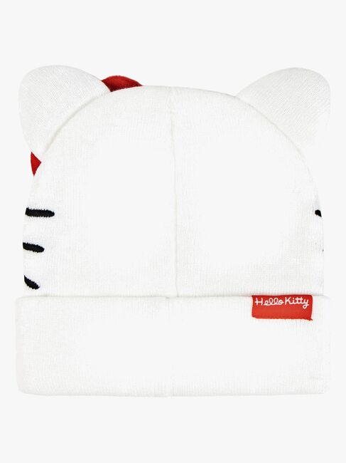 Hello Kitty Pipo + Hanskat, Valkoinen/Punainen