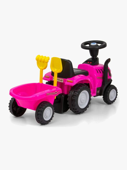 Milly Mally Potkuauto New Holland T7 Traktori, Vaaleanpunainen