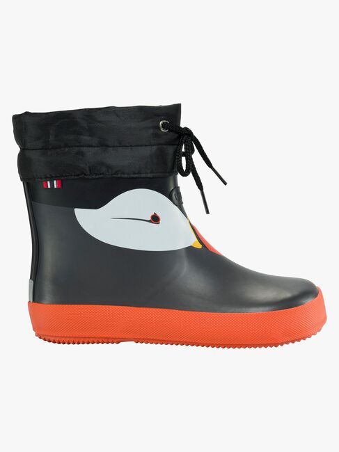 Viking Alv Paw Print Barefoot Kumisaappaat, Black