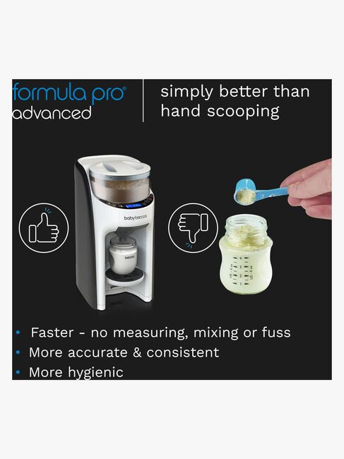 Baby Brezza Formula Pro Advanced Äidinmaidonkorvike- Ja Vellikone, White