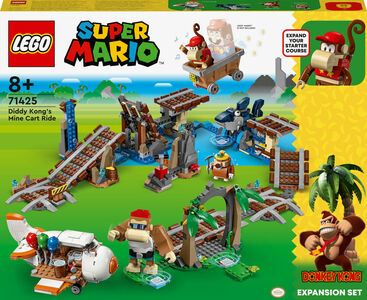 LEGO Super Mario 71425 Diddy Kongin kaivosvaunurata ‑laajennussarja