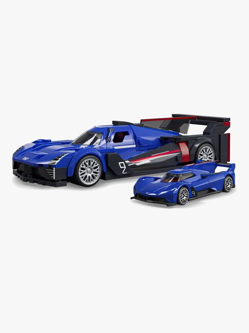 Mattel Brick Shop Hot Wheels Speed Series Brick Shop Hot Wheels Työmaasetti Cadillac Project GTP Hypercar 236 Osaa