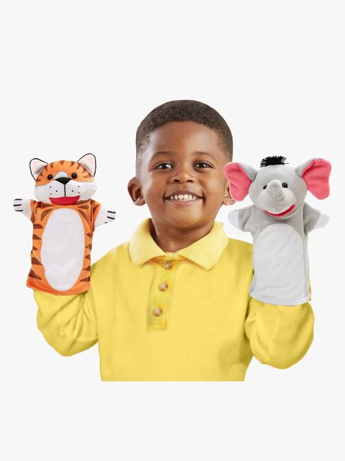 Melissa & Doug Käsinuket Eläintarha, 4 st