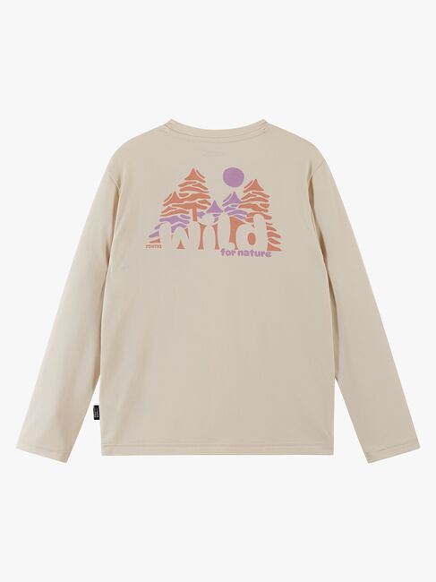 Reima Inista BugProof  Pitkähihainen T-paita, Birch Beige