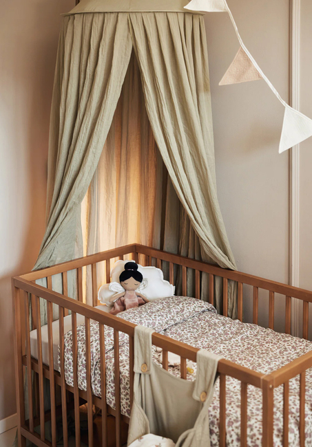 Jollein Vuodekatos Vintage, Olive Green