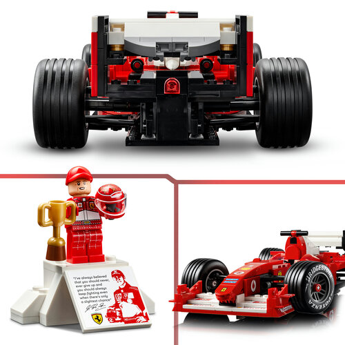 LEGO Icons 11375 Ferrari F2004 ja Michael Schumacher
