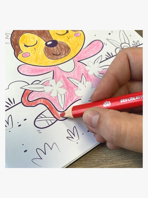 SES Creative Puuhakirja Glitter Yksisarvinen